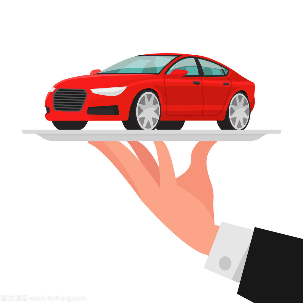 托盘上的红色轿车 探索汽车服务与网络科技的创新融合